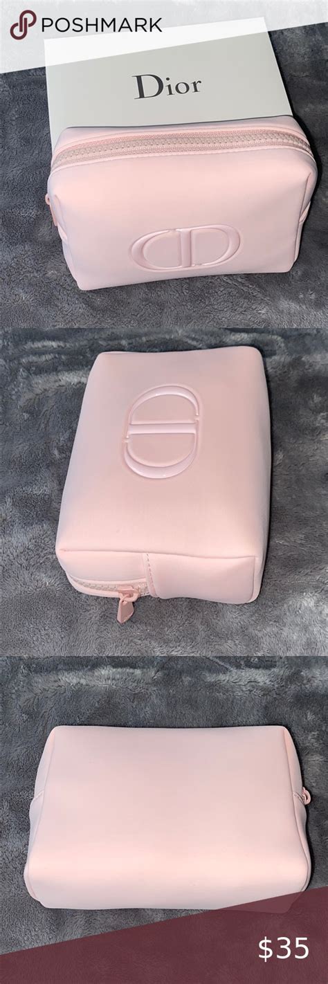 dior bag pink|christian dior makeup bag pink.